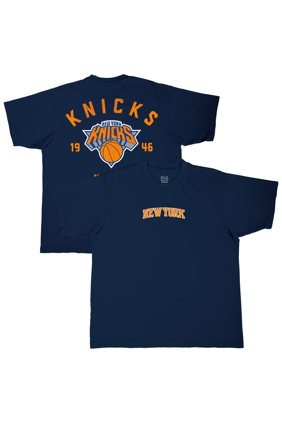 Men's Stadium Essentials  Navy New York Knicks Get Back Heavyweight Urban T-Shirt