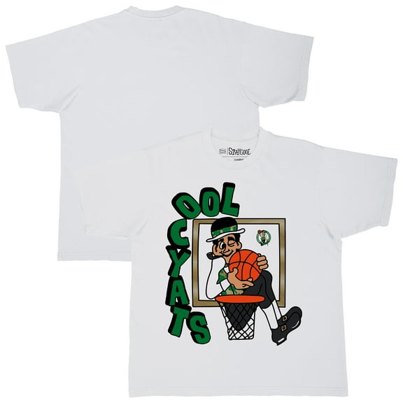 Men's Stadium Essentials White Boston Celtics NBA x Staycool Mascot Oversized T-Shirt