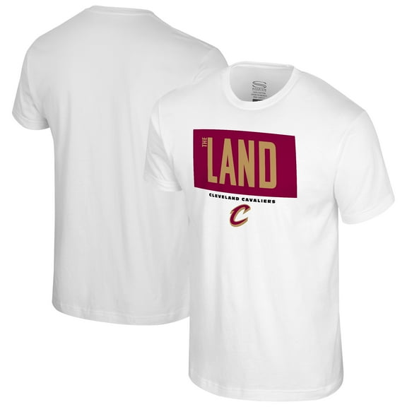 Men's Stadium Essentials White Cleveland Cavaliers Crossbar T-Shirt