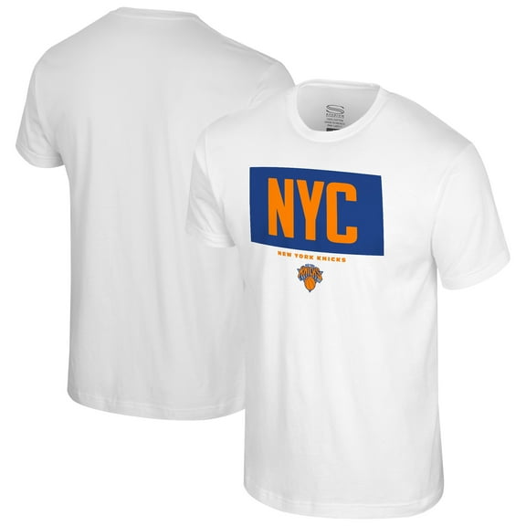 Men's Stadium Essentials White New York Knicks Crossbar T-Shirt