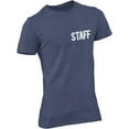 thumbnail image 1 of Men's Staff Short Sleeve T-Shirt BB, Chest Print, Heather Denim, 2X-Large, 1 of 3