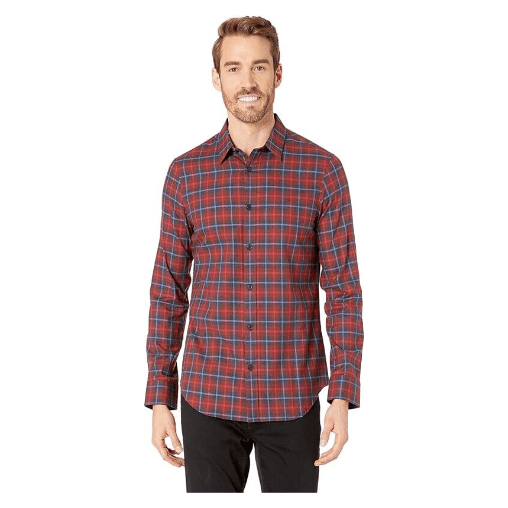 Men's Stain Shield Extra Slim Fit Stretch Untucked Dress Shirt- XS -  Walmart.com