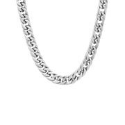 Men's Stainless Steel 9MM Curb Link Chain Necklace 24" - Brilliance Fine Jewelry