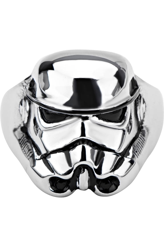 Men's Stainless Steel 3D Storm Trooper Ring