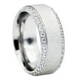 thumbnail image 1 of Men's Stainless Steel Band With Cubic Zirconia., 1 of 3