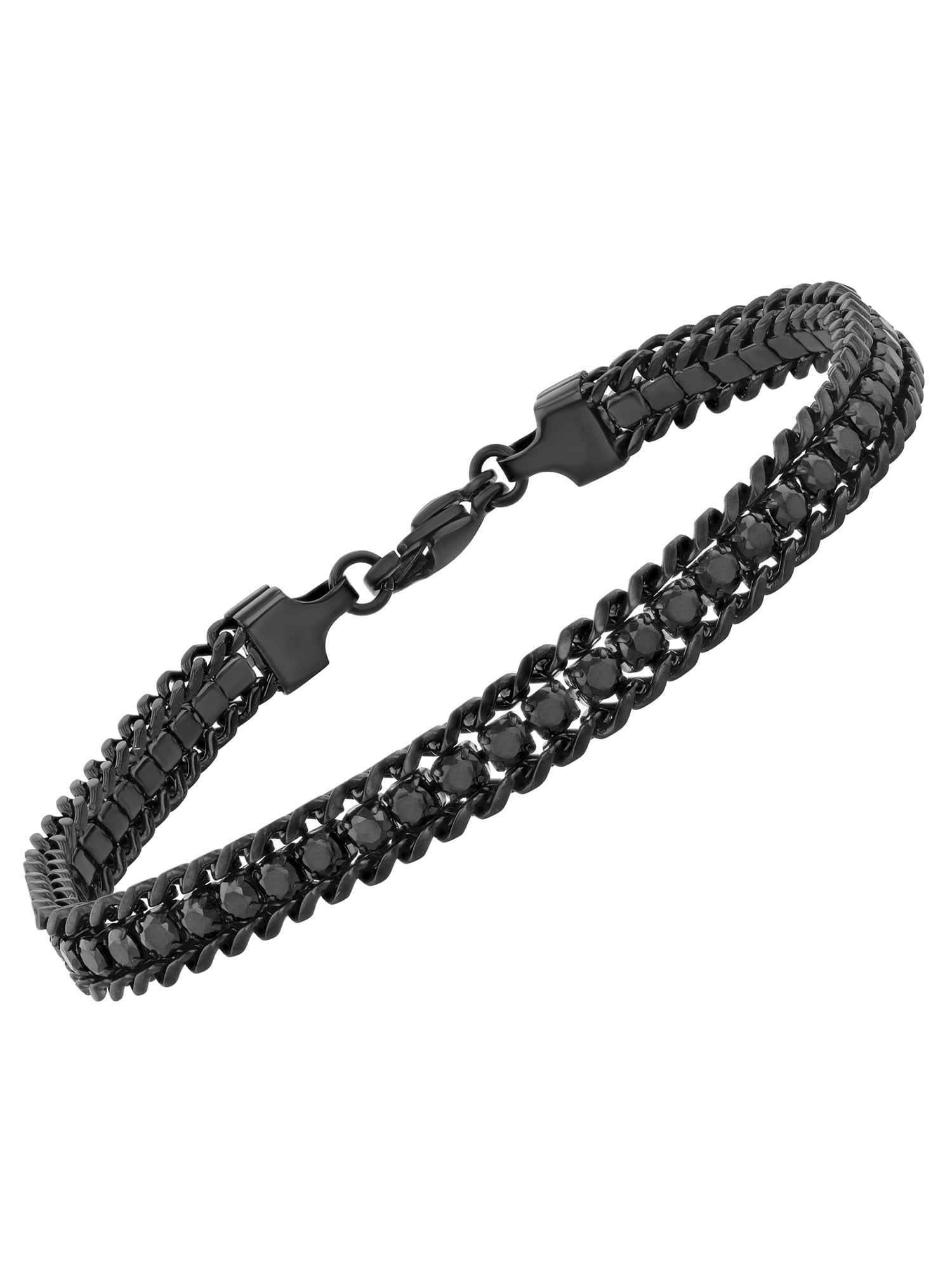 Believe by Brilliance Men's Stainless Steel Black Finish Black