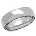 thumbnail image 1 of Men's Stainless Steel Chain Link Inlay Ring, 1 of 3