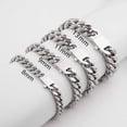thumbnail image 1 of Men’s Stainless Steel Cuban Link Bracelet, Curb Chain Bracelet for Men, Trendy & Durable Jewelry Gift Gold 8 mm, 1 of 8