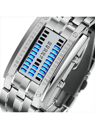 Timoom Mens Watches Ultra-Thin Digital Watch Lightweight Sports Watch Waterproof Fashion Outdoor Wrist Watches for Men with Stopwatch LED Ligh Alar