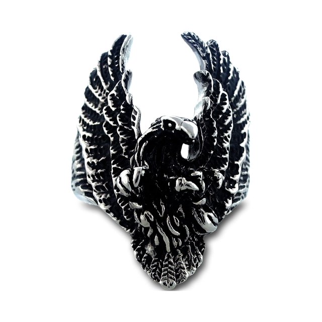Men's Stainless Steel Flying Eagle Ring