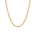 thumbnail image 1 of Men's Stainless Steel Gold-Tone 24" Flat Curb Chain Necklace - Mens Necklace, 1 of 5