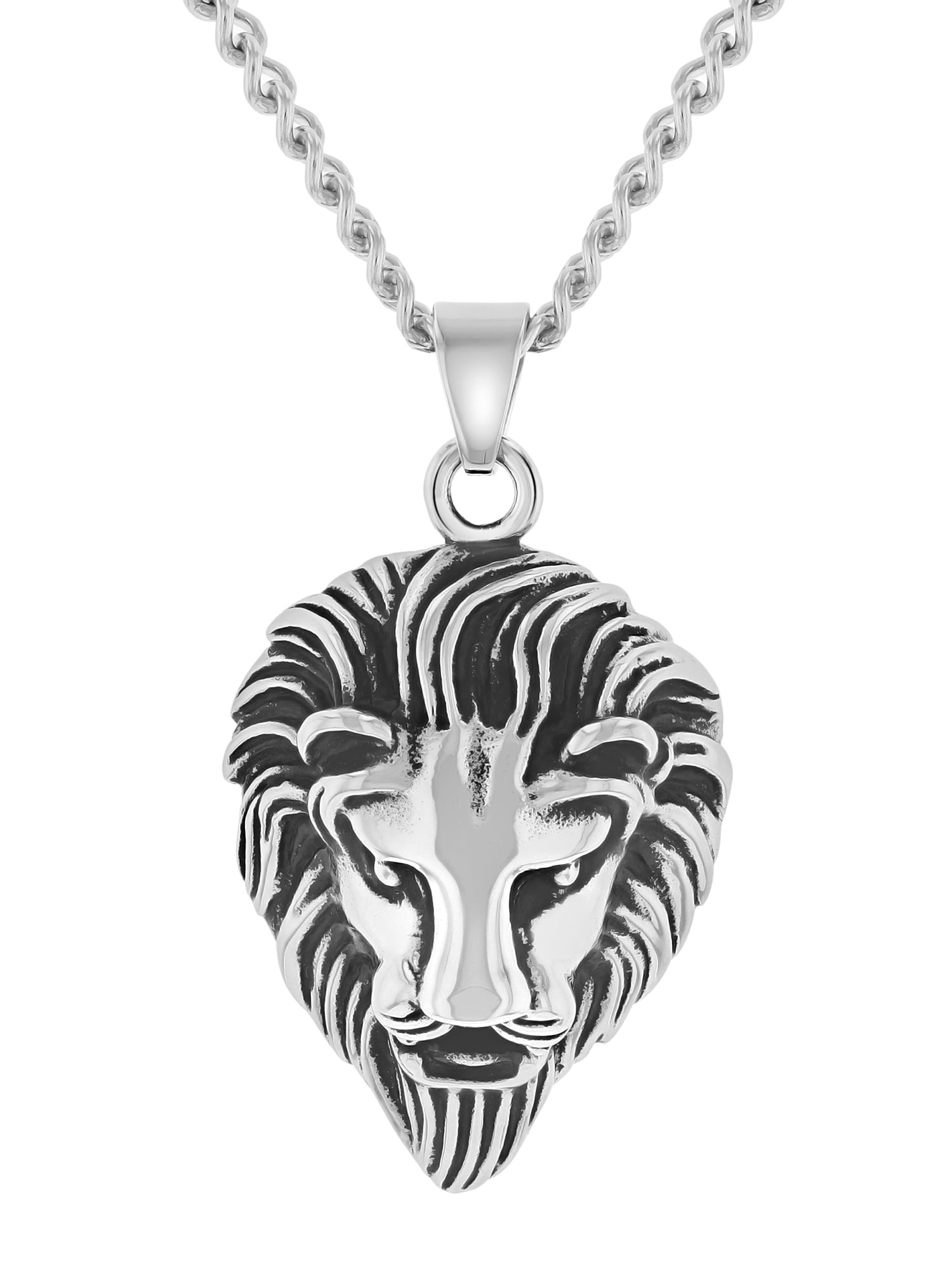 Stainless steel on sale lion pendant