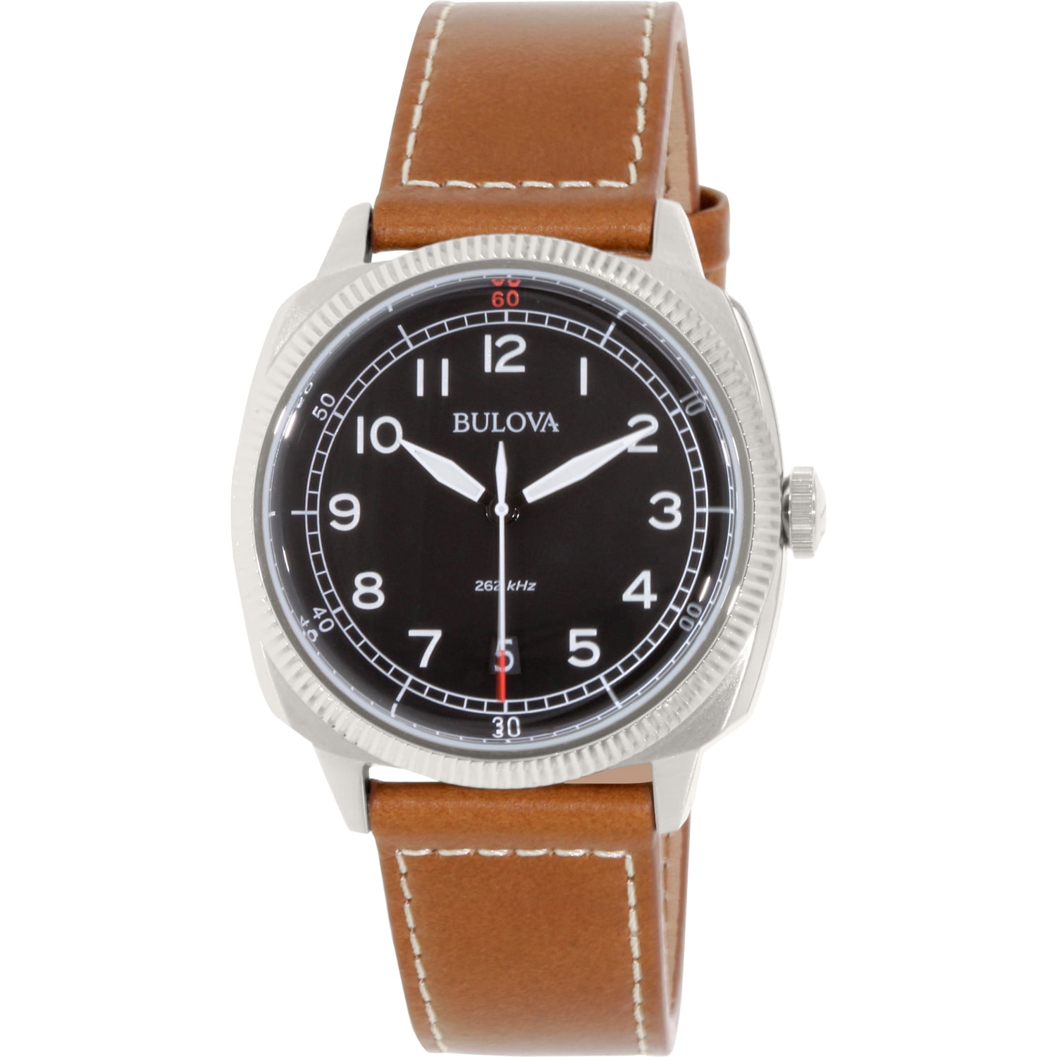 Men's Stainless Steel Military UHF Watch 96B230 - Walmart.com