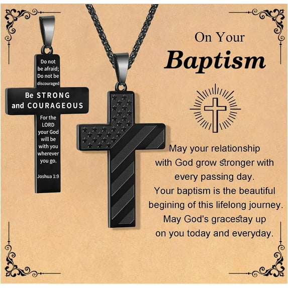 Men's Stainless Steel Nail Cross Pendant Necklace Birthday Valentiens Christmas Gifts