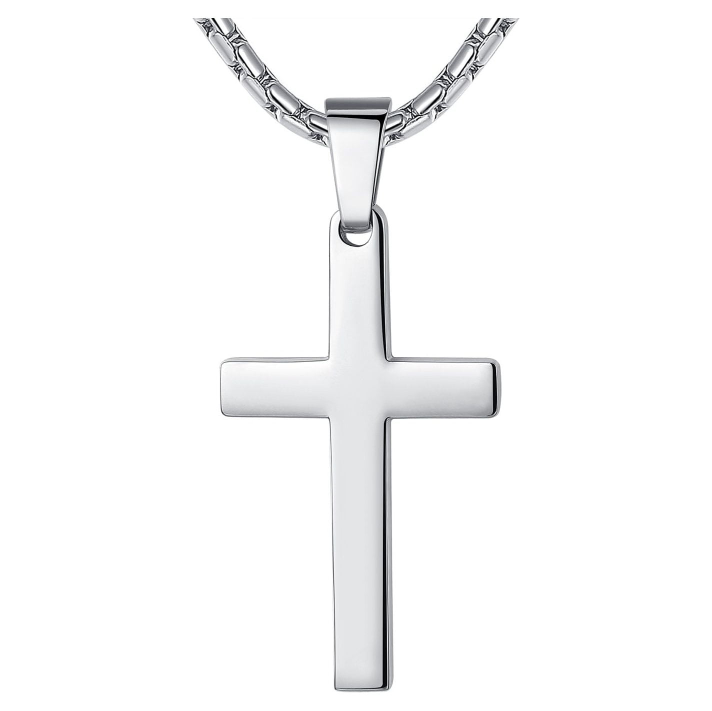 Mens cross 2024 necklace walmart