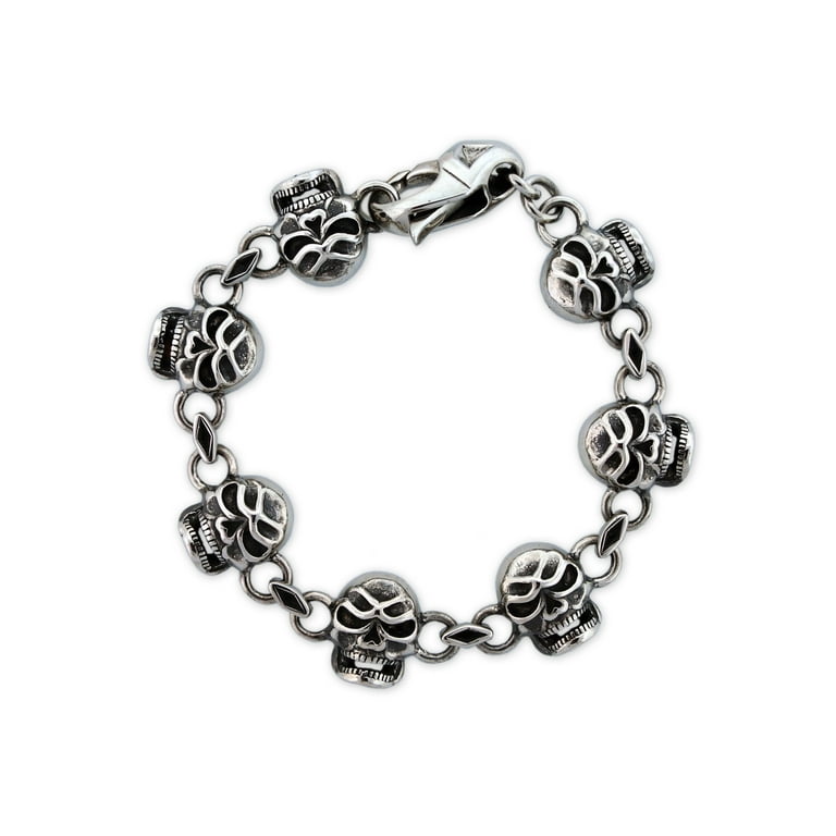 Skull shop link bracelet