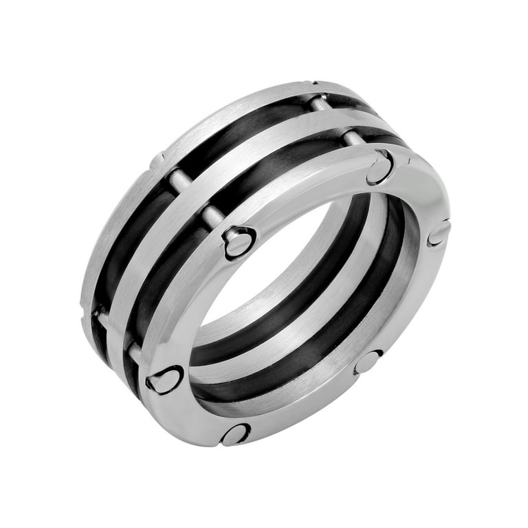 Walmart mens 2024 rings stainless steel