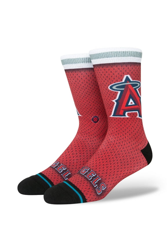 Men's Stance Los Angeles Angels Jersey Crew Socks