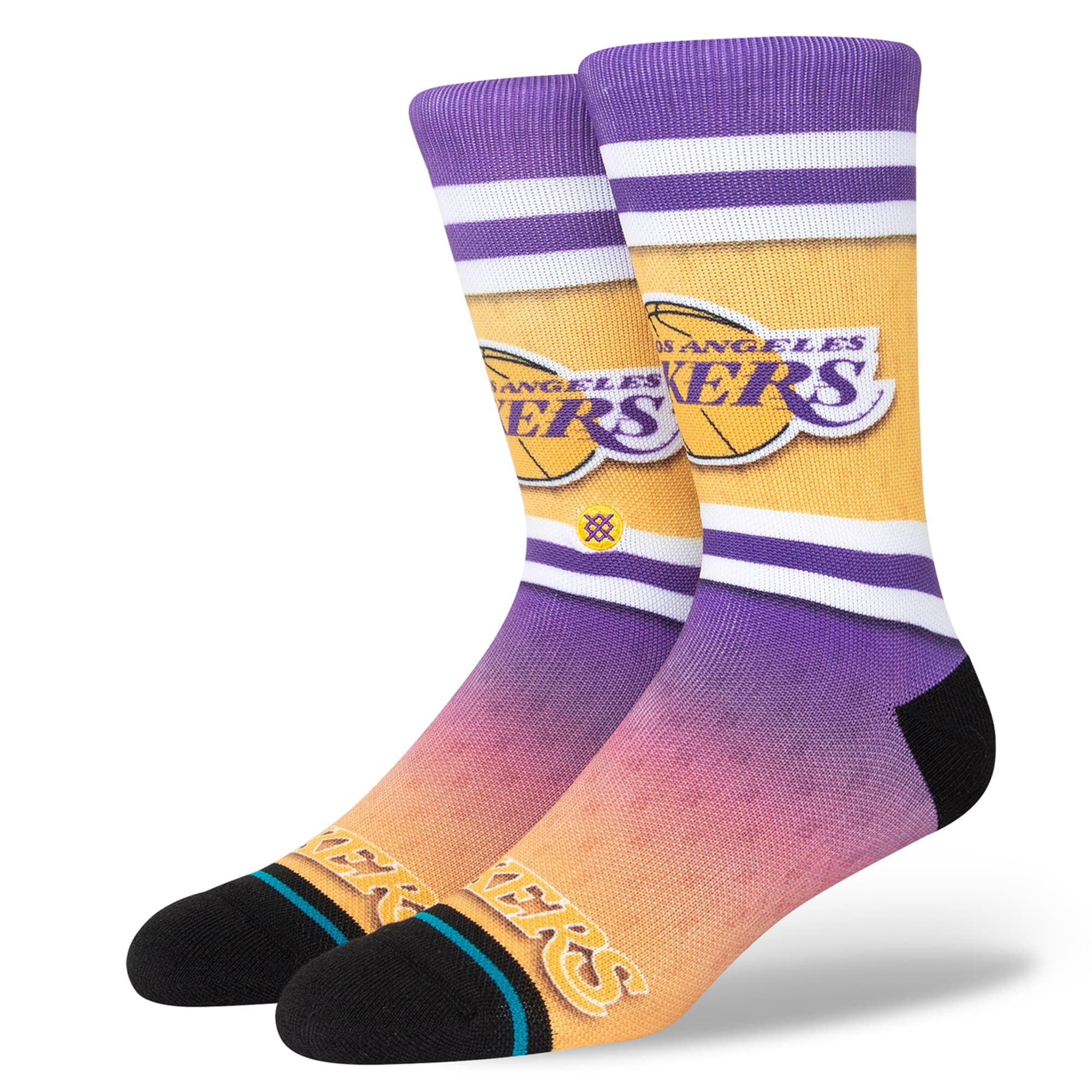 Stance Lakers Hardwood Classics Crew Socks Men's Liberia Ubuy