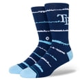 thumbnail image 1 of Men's Stance Tampa Bay Rays Chalk Crew Socks, 1 of 3