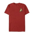 thumbnail image 1 of Men's Star Trek Command Starfleet Badge  Graphic Tee Red X Large, 1 of 4