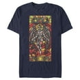 thumbnail image 1 of Men's Star Trek: Discovery Angel Stained Glass Print  Graphic Tee Navy Blue 3X Large, 1 of 5