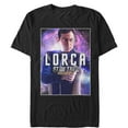 thumbnail image 1 of Men's Star Trek: Discovery Captain Gabriel Lorca Galaxy Portrait  Graphic Tee Black X Large, 1 of 4