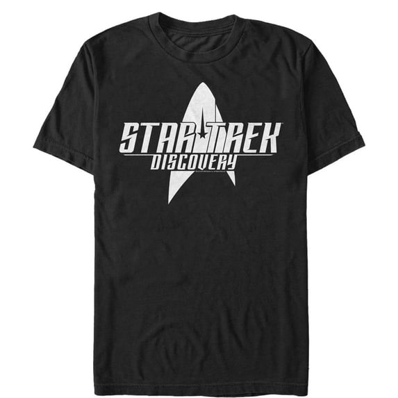 Men's Star Trek: Discovery Classic Show Logo Graphic Tee Black Large