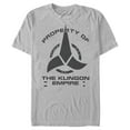 thumbnail image 1 of Men's Star Trek: Discovery Klingon Property  Graphic Tee Silver Small, 1 of 4