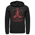 thumbnail image 1 of Men's Star Trek: Discovery Klingon Property  Pull Over Hoodie Black 2X Large, 1 of 4