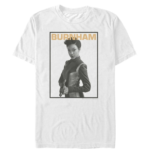 Men's Star Trek: Discovery Michael Burnham Phaser On Standby  Graphic Tee White X Large