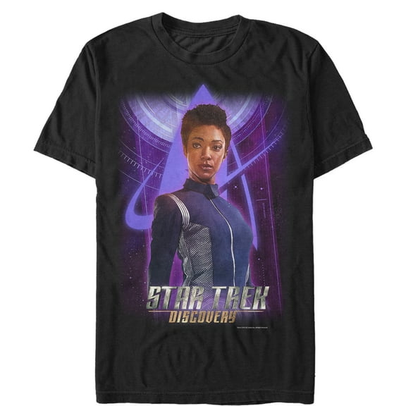 Men's Star Trek: Discovery Michael Burnham Ready For Space  Graphic Tee Black 2X Large
