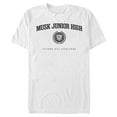 thumbnail image 1 of Men's Star Trek: Discovery Musk Junior High Black Logo  Graphic Tee White Large, 1 of 5