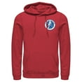 thumbnail image 1 of Men's Star Trek: Discovery Pocket United Federation of Planets Pull Over Hoodie Red X Large, 1 of 4