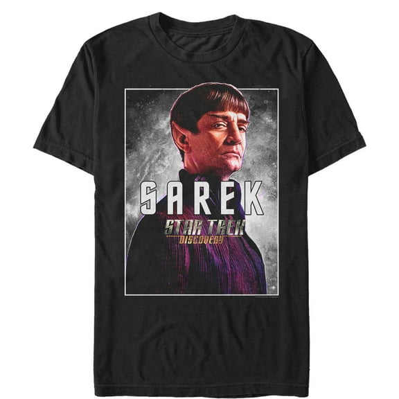 Men's Star Trek: Discovery Sarek Vulcan Pose  Graphic Tee Black X Large