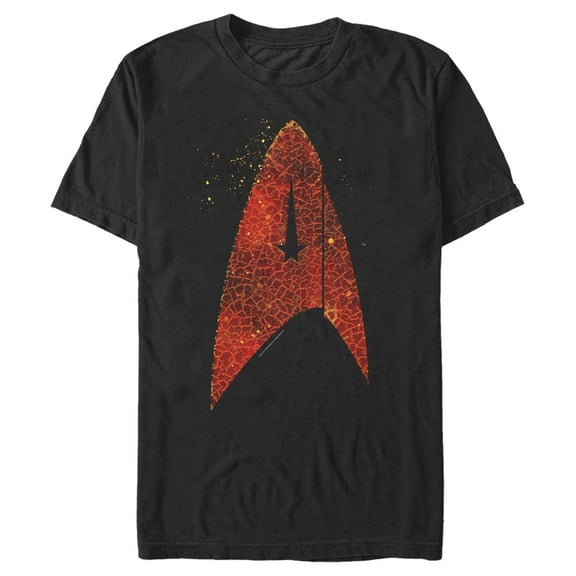 Men's Star Trek: Discovery Starfleet On Fire  Graphic Tee Black Small