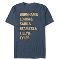 thumbnail image 1 of Men's Star Trek: Discovery The Crew Names  Graphic Tee Navy Blue Heather 2X Large, 1 of 3