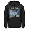thumbnail image 1 of Men's Star Trek Periodic Table Of Starfleet  Pull Over Hoodie Black 3X Large, 1 of 4