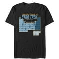 thumbnail image 1 of Men's Star Trek Periodic Table of Starfleet  Graphic Tee Black 3X Large, 1 of 5