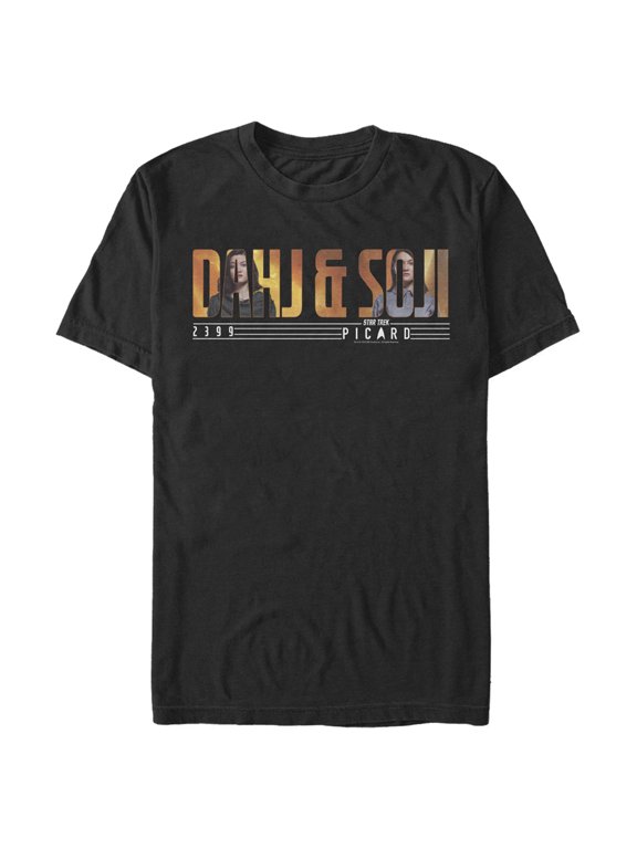 Men's Star Trek: Picard Dahj and Soji Logo Graphic Tee Black X Large