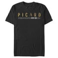 thumbnail image 1 of Men's Star Trek: Picard Jean-Luc Logo  Graphic Tee Black 2X Large, 1 of 5