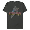 thumbnail image 1 of Men's Star Trek Retro Starfleet Logo Graphic Tee Charcoal Medium, 1 of 5