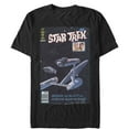 thumbnail image 1 of Men's Star Trek SPOCK vs SLOTT in: A World Against Itself Comic Page  Graphic Tee Black Medium, 1 of 4