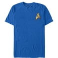 thumbnail image 1 of Men's Star Trek Science Starfleet Badge  Graphic Tee Royal Blue X Large, 1 of 4