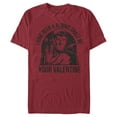 thumbnail image 1 of Men's Star Trek Spock Always Shall Be Valentine  Graphic Tee Cardinal 2X Large, 1 of 5