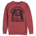thumbnail image 1 of Men's Star Trek Spock Always Shall Be Valentine  Sweatshirt Red Medium, 1 of 4