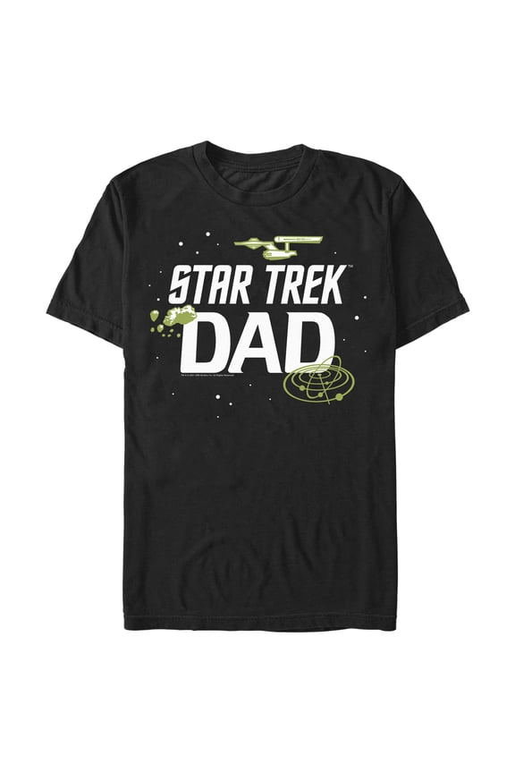 Men's Star Trek Star Trek Dad Graphic Tee Black 2X Large