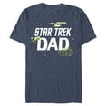 thumbnail image 1 of Men's Star Trek Star Trek Dad Graphic Tee Navy Blue Heather 3X Large, 1 of 4