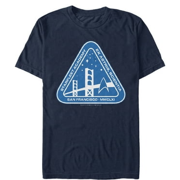 Men's Star Trek Starfleet Academy San Francisco  Graphic Tee Navy Blue Medium