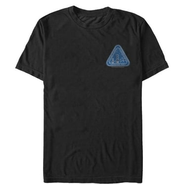 Men's Star Trek Starfleet Academy Triangle  Graphic Tee Black Medium